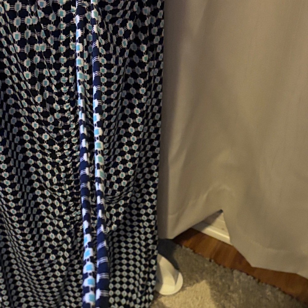 Lane Bryant Blue and White Maxi Dress - Picture 6 of 11